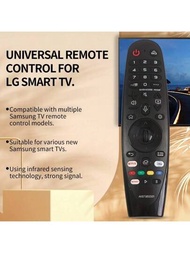 1 Pieza Control Remoto Universal Smart Tv 2020 - Tecnología Infrarroja, Control Remoto Universal De Compatibilidad Multimodelo Para Todos Los Televisores Smart Tv Lcd Led Oled Uhd Hdtv Plasma Magic 3d 4k Webog Tvs, Tiempo De Respuesta Rápida, El Último Control Remoto Infrarrojo Con Gran Distancia De Transmisión