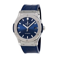 Hublot Classic Fusion Blue Sunray Dial Titanium Automatic Mens Watch 511.NX.7170.LR