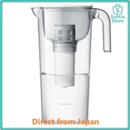 " Exclusive Claris Water Purifier Pitcher with Alkaline Cartridge - PFOS/PFOA Removal - 1 Pack"