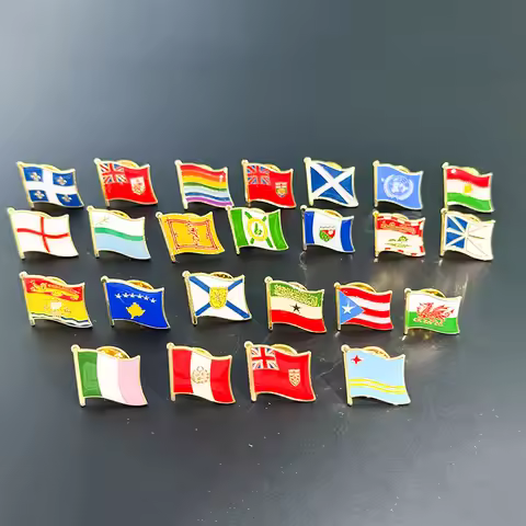 United Nations Flag Lapel pin Badges On A Pin Brooch Jewelry Rozetten Papier KS-0255