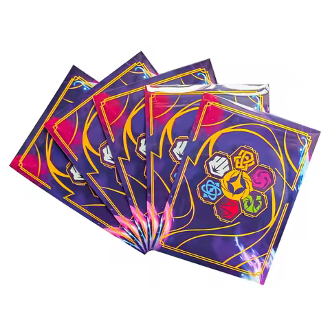 60PCS Lorcana Symbol Sleeves Standard Size Card Outer Sleeve Deck Protector PKM/MTG Trading Card Shi