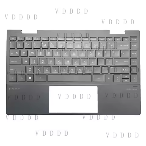L... For HP ENVY 13 X360 13-AY TPN-C147 Palmrest w/Backlit Keyboard L94518-001 Brown