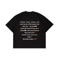 CROP BOXY TEE UNISEX EMOTICON MOODDAY PROJECT