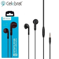 ORIGINAL CELEBRAT EARBUDS.STEREO BASS EARPHONE.HANDSFREE MP3 EARPHONE 3.5MM . ANDROID EARPHONE HANDS