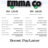 Cashout splater/boost/ryt bank dan grab