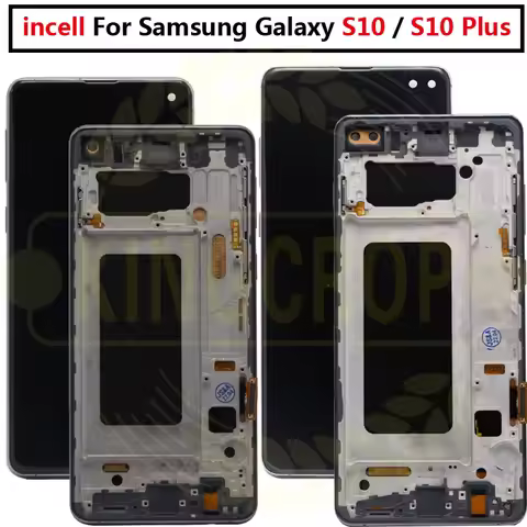 Incell S10 LCD For SAMSUNG Galaxy S10 G973F/DS G973F G973 S10 Plus G975 G975F G975F/DS Touch Screen 