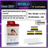 Canon Ori KP-108IN KP108IN KP-108 KP108 4R Ink & Photo Paper Set for Selphy Printer ( 3packs x 36pcs