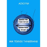 Pully A2 x 3" Solid Iron Ancuran Poli A2 x 3 inch Pulley Cast iron Anc 3 inch A2x3" A2x3 2x3" 2x3 in