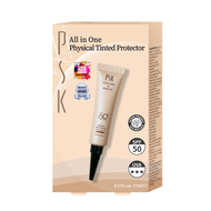 PSK Physical Sunscreen SPF50 |Ocean Friendly |Light Beige/Nature Beige| Lightweight |Travel Pack15ml