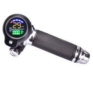 Electric Bicycle Accessories Speed Mileage Display Electric Vehicle with Lock Turn Handle Scooter Sp