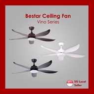 BESTAR VINO 38inch/48inch/54inch DC Motor Ceiling Fan with LED Light and Remote Control