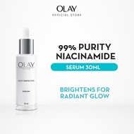 Olay Luminous 99% Purity Niacinamide Light Perfecting Brightening Serum 30 ml (Brightens Dull Skin, 