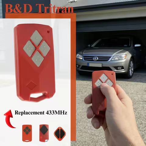 For B&D Tritran Garage Door Remote TB5v2 BD2 BD4 Compatible Garage Door Opener Control-A-Door P Diam