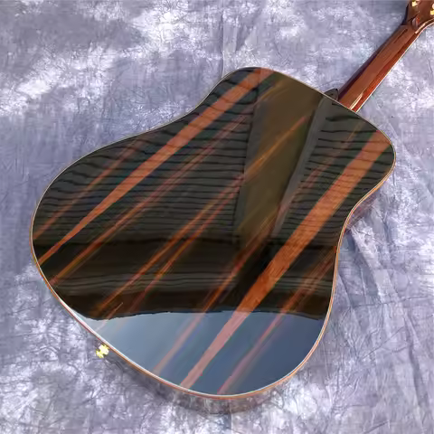 Solid Cedar Top Abalone Inlays Ebony Fingerboard, D Type Cocobolo Body Acoustic Guitar, 41"