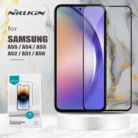 for Samsung Galaxy A55 / A54 / A53 / A52 5G / A51 / A50 Nillkin CP+ Pro 2.5D Full Coverage Tempered 