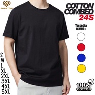 KATUN PLAIN COTTON COMBED 24S T-SHIRT - PLAIN JUMBO COTTON T-SHIRT - PLAIN SHORT-SLEEVED T-SHIRT XL 