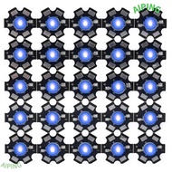 NG1ZX 25PCS LED Chips, 3W Power Aluminium Base High Power LED Chips, Durable 395nm Wavelength Purple