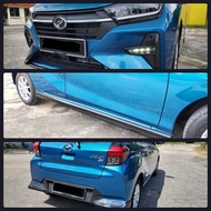 Perodua Axia 2nd Generation 2023 OEM Skirting Body Kit ABS Ready Stock