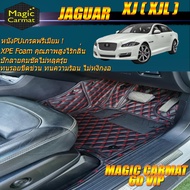 Jaguar XJ ( XJL ) ปี 2010-รุ่นปัจจุบัน Set B (เฉพาะห้องโดยสาร 2แถว) พรมรถยนต์ Jaguar XJ (XJL) 2010-รุ่นปัจจุบัน พรม6D VIP Magic Carmat