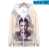 FGTRE SPN Supernatural เสื้อสเวตเชิ้ตมีซิปรูดซิปสำหรับผู้หญิง/เสื้อฮู้ดกันหนาวผู้ชายเครื่องแต่งกายแน