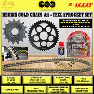 REGINA CHAIN + S-TEEL SPROCKET KIT DUCATI HYPERMOTARD 796 (2010–2012)|525 ZRT / ZRA|106L|15T / 42T