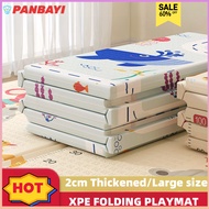 [SGS] 2cm Extra Thick XPE Baby Playmat Foldable Waterproof Crawling Mat Non-Toxic Kids Floor Carpet 