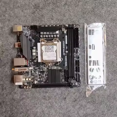 Used For MSI Z370I C2018 Used Motherboard Support 8th 9th Gen CPU DDR4 With WiFi Card