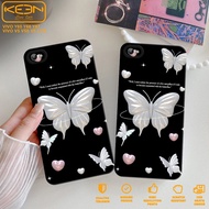 Vivo 1612 Case - Vivo 1612 Butterfly Motif Softcase - Casing Vivo 1612hp - Case hp - Softcase Vivo 1