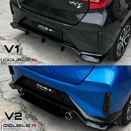 PERODUA MYVI’22-26 G3 FACELIFT REAR DIFFUSER (V1/V2)