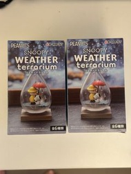 Re-Ment Snoopy Weather Terrarium 盒裝擺設