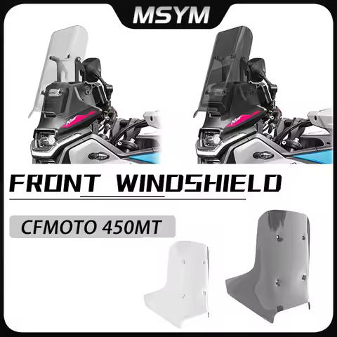 For CFMOTO MT450 450 MT Windscreen Front Windscreen Windshield 450 MT Raised Windshield for CFmoto 4