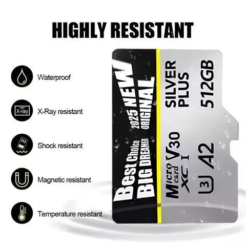 128GB-1TB High Speed Memory TF Card SD Adapter For Cell Phones, Cameras, MP3/MP4 Players and Other D