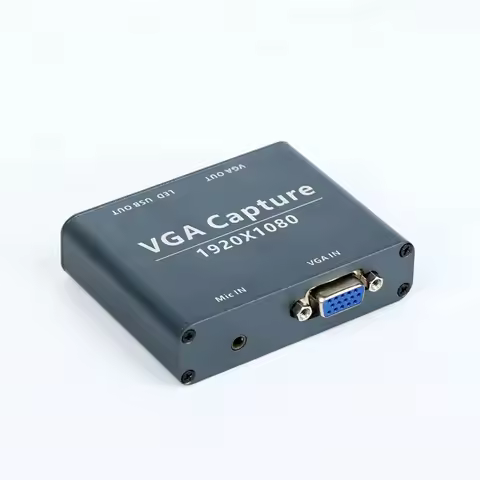NEW VGA audio and video capture device VGA input USB output VGA to USB video converter 1080P