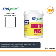 18Litre KCC Koreton Plus 9145 Brilliant White 18L (Interior Wall & Ceiling Emulsion Paint) Cat Dindi