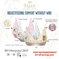 TALLY BRA BH NURSING 2631 I CUP B LARGE I WIRELESS I NO FOAM | SIZE 36-42