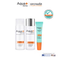 (ส่งฟรี) AquaPlus 3 Steps Acne Solution ชุดดูแลปัญหาสิว ผิวอุดตัน สิวอักเสบ (Purifying Cleansing Wat