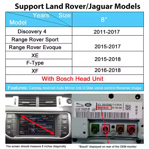 Carplay for Jaguar XE XF and Land Rover wireless Apple carplay module Android auto