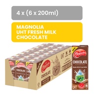 MAGNOLIA UHT FRESH MILK CHOCOLATE 200ML x 6 x 4