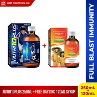 Nutri10Plus Syrup 250mL + FREE Dayzinc Syrup 120mL