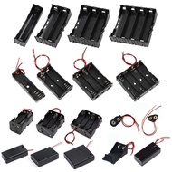 Battery Holder only/ Casing with On & Off Switch Single / Double Slot AA AAA 14500 18650 9V 3.7V 1.5