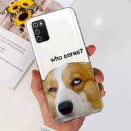 เคส A02s สำหรับ Samsung Galaxy ภาพ SM-A025F มีสไตล์ฝาครอบเคสโทรศัพท์แบบซิลิโคนใสสำหรับ Samsung A02s 