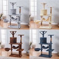 Cat Tree House Cat Condo Bed Scratcher House Cat Tower Hammock Cat Climbing Cat Scratcher Rumah Poko