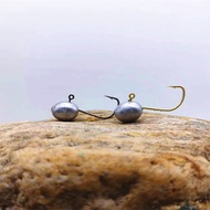 Mata kail pancing jenis root, mata kail kepala mikro-jig, Black King Kong, Mustad, mata kail berduri