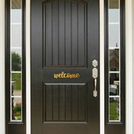 Main Door Welcome Sticker Outdoor Material is water and heat resistant