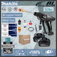 Makita Cordless Car Wash Gun Portable High Pressure Washer Bubbler With 2 battery