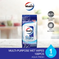 Walch® Multi-Purpose Wet Wipes 100pcs - Aqua Fresh / Lemon