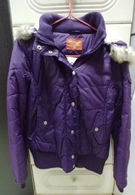 Baleno Purple Jacket 紫色有毛毛外套