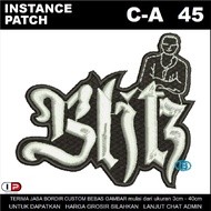 C-A45 SUPER PREMIUM EMBROIDERED EMBLEM PATCH - I PATCH