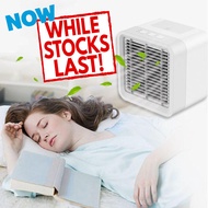 [New Version] - Mini Air Cooler Mini Aircond Desktop Air Cooler Air Conditioner Air Purifier And Humidifier 3 In 1 Portable USB Charging Air Cooler Air Conditioner 3 Fan Level And Spray Mode Air Cooler Air Cooler For Bedroom And Office