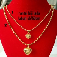 COP 916 PERSIS EMAS KOREA RANTAI LEHER ( NECKLACE ) 916 Gold Necklace Gold Chain Necklace